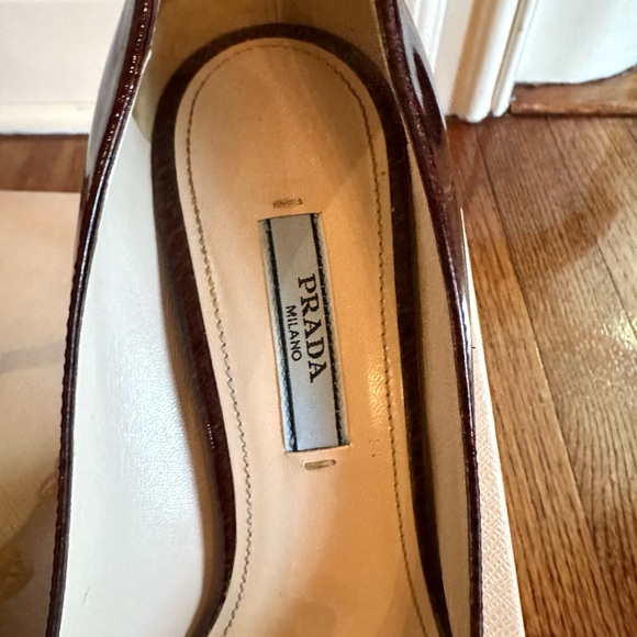 Prada Patent Leather Platform Heels - Picture 10 of 16